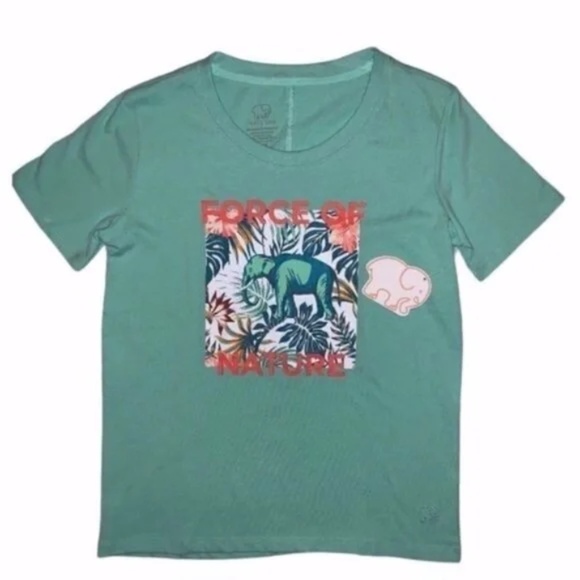 ivory Ella women's force of nature elephant graphic tee - Picture 1 of 8